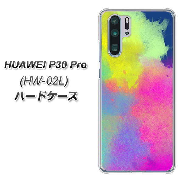 docomo HUAWEI(ファーウェイ) P30 Pro HW-02L 高画質仕上げ 背面印刷 ハードケース【YJ294 デザイン色彩】