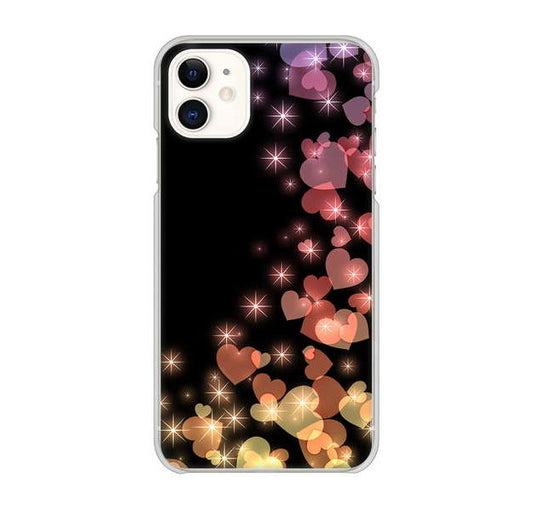 iPhone 11 高画質仕上げ 背面印刷 ハードケース きらめきハート