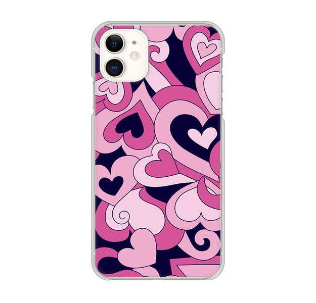 iPhone 11 高画質仕上げ 背面印刷 ハードケース プリティハート
