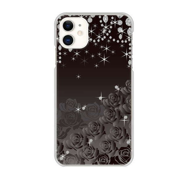 iPhone 11 高画質仕上げ 背面印刷 ハードケース ロマンチックなバラ