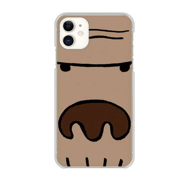 iPhone 11 高画質仕上げ 背面印刷 ハードケース ドアップアニマル