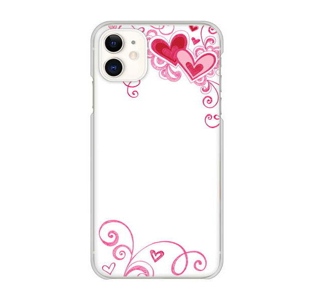 iPhone 11 高画質仕上げ 背面印刷 ハードケース プリティハート