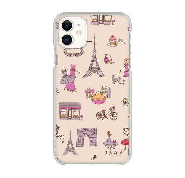 iPhone 11 高画質仕上げ 背面印刷 ハードケース LOVE フランス