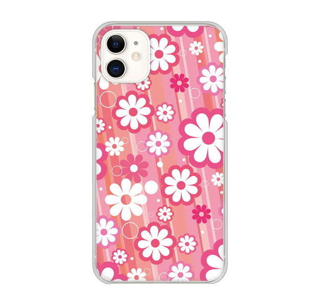 iPhone 11 高画質仕上げ 背面印刷 ハードケース 【751 マーガレット(ピンク系)】