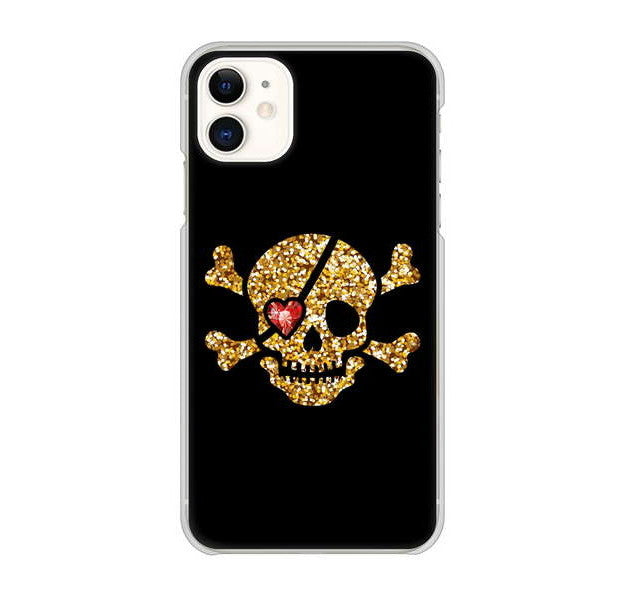 iPhone 11 高画質仕上げ 背面印刷 ハードケース 【1082 海賊ドクロ】