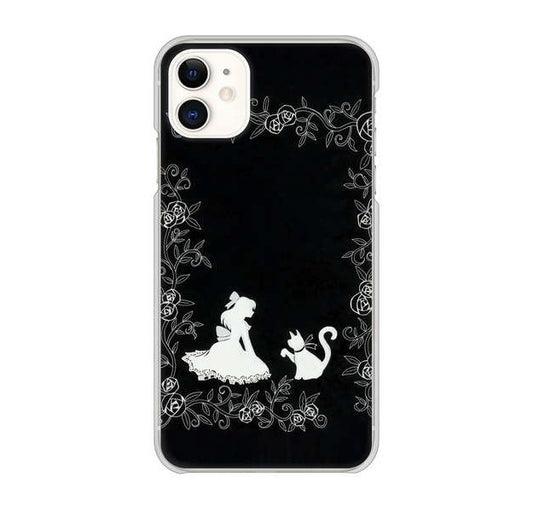 iPhone 11 高画質仕上げ 背面印刷 ハードケース お姫様とネコ