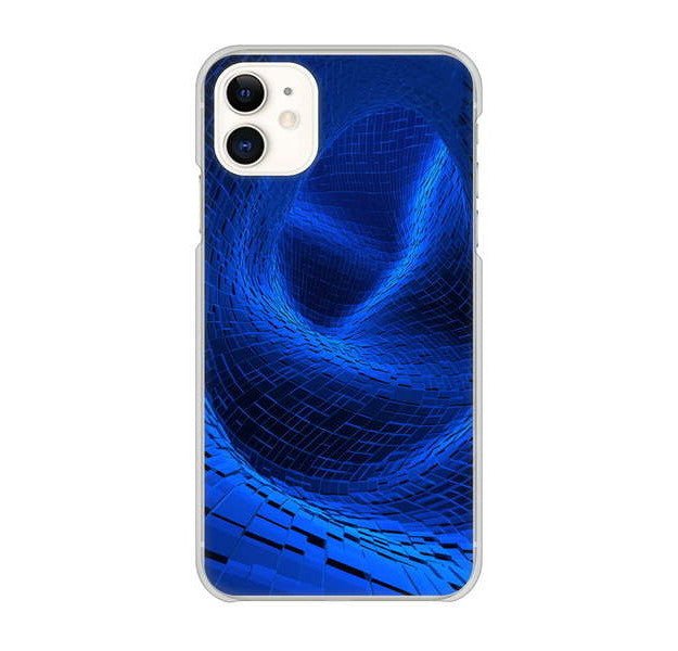 iPhone 11 高画質仕上げ 背面印刷 ハードケース 【1302 ワープブルー】