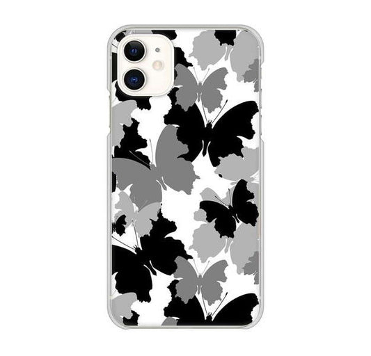 iPhone 11 高画質仕上げ 背面印刷 ハードケース 【1336 夜の蝶】
