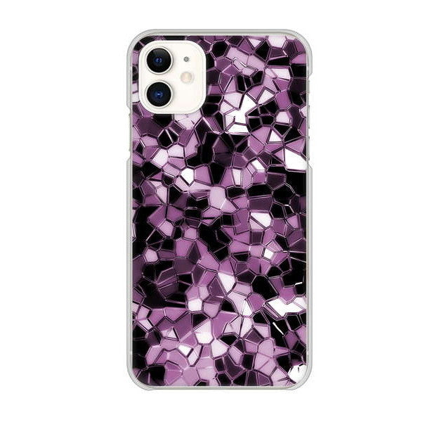 iPhone 11 高画質仕上げ 背面印刷 ハードケース 【EK837 テクニカルミラーパープル】