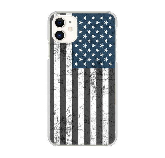 iPhone 11 高画質仕上げ 背面印刷 ハードケース 【EK864 アメリカンフラッグビンテージ】
