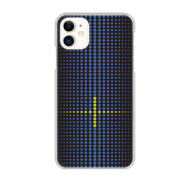 iPhone 11 高画質仕上げ 背面印刷 ハードケース 【IB907 グラデーションドット】