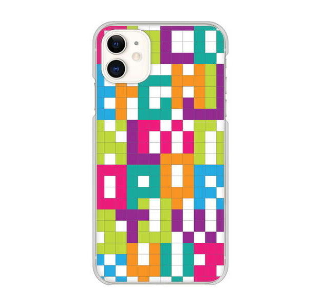 iPhone 11 高画質仕上げ 背面印刷 ハードケース 【IB916 ブロックアルファベット】