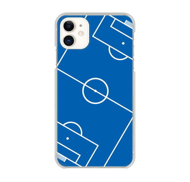 iPhone 11 高画質仕上げ 背面印刷 ハードケース 【IB922 SOCCER_ピッチ】