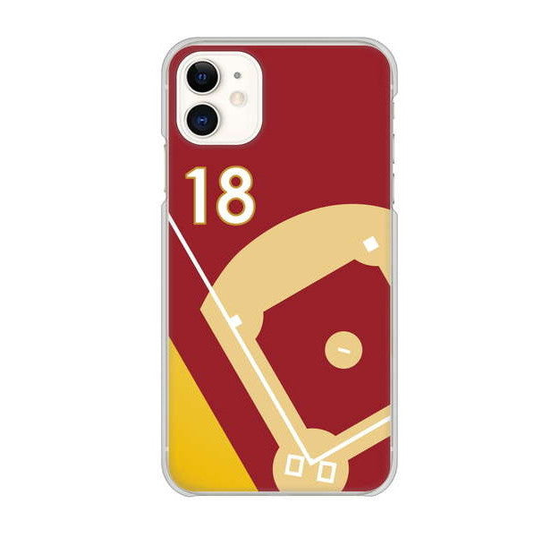 iPhone 11 高画質仕上げ 背面印刷 ハードケース baseball