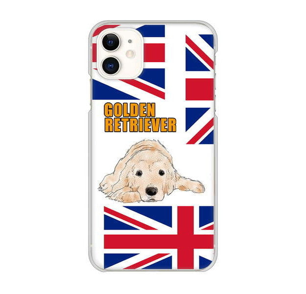 iPhone 11 高画質仕上げ 背面印刷 ハードケース ゴールデンレトリバー
