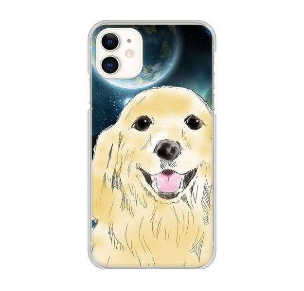 iPhone 11 高画質仕上げ 背面印刷 ハードケース ゴールデンレトリバー