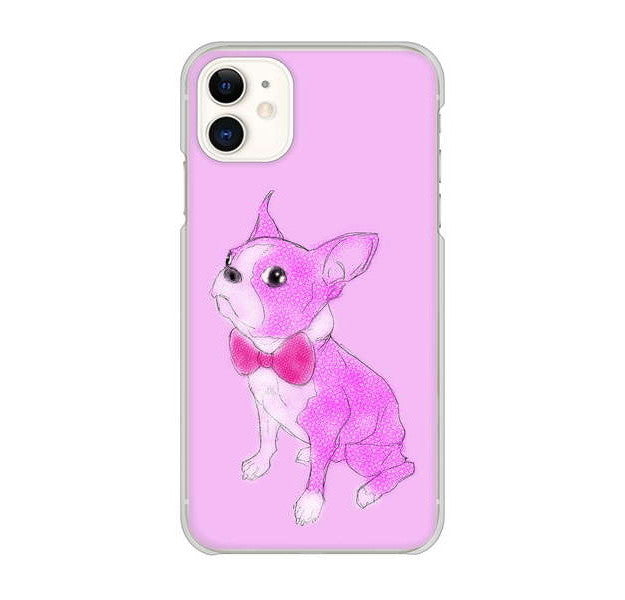 iPhone 11 高画質仕上げ 背面印刷 ハードケース ボストンテリア