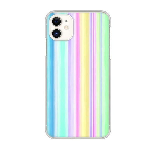 iPhone 11 高画質仕上げ 背面印刷 ハードケース レインボー