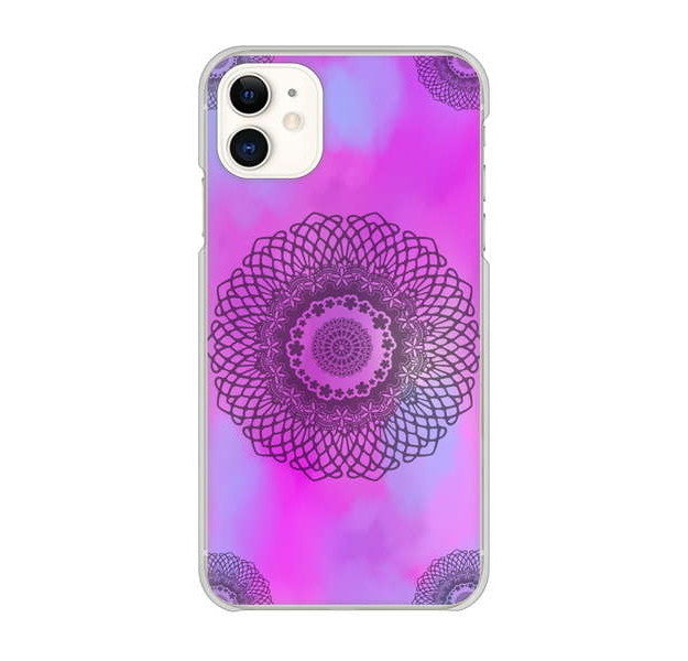 iPhone 11 高画質仕上げ 背面印刷 ハードケース 【YJ344 レース】