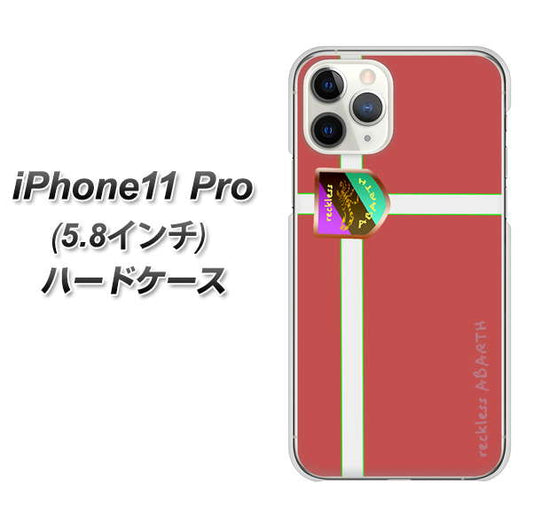 iPhone11 Pro (5.8インチ) 高画質仕上げ 背面印刷 ハードケース【YC934 アバルト05】