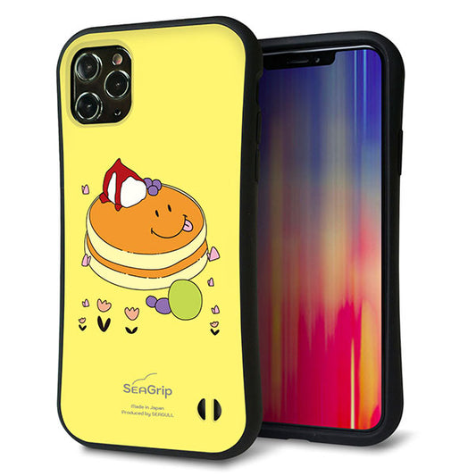iPhone11 Pro Max スマホケース 「SEA Grip」 グリップケース Sライン 【MA901 パンケーキ】 UV印刷