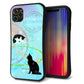 iPhone11 Pro Max スマホケース 「SEA Grip」 グリップケース Sライン 【YJ329 魔法陣猫 キラキラ パステル 】 UV印刷