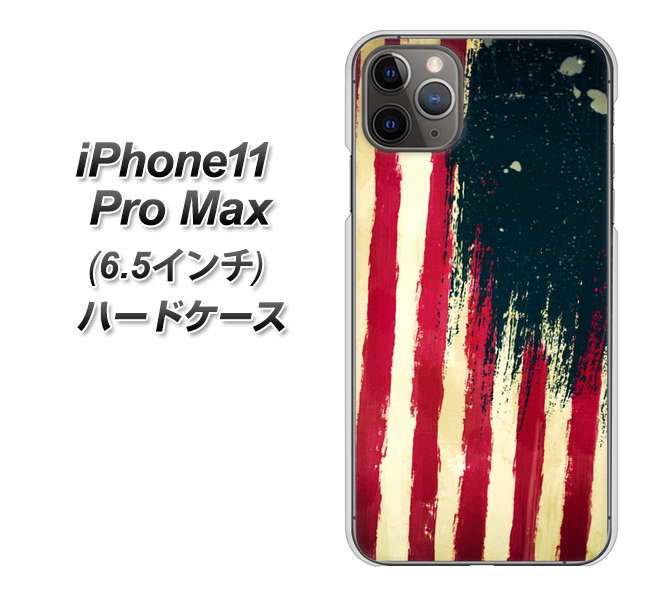 iPhone11 Pro Max (6.5インチ) 高画質仕上げ 背面印刷 ハードケース【MI805 ヴィンテージアメリカ】