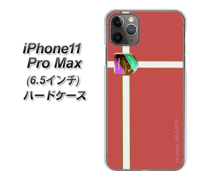 iPhone11 Pro Max (6.5インチ) 高画質仕上げ 背面印刷 ハードケース【YC934 アバルト05】