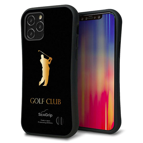 iPhone12 スマホケース 「SEA Grip」 グリップケース Sライン 【610 GOLFCLUB】 UV印刷