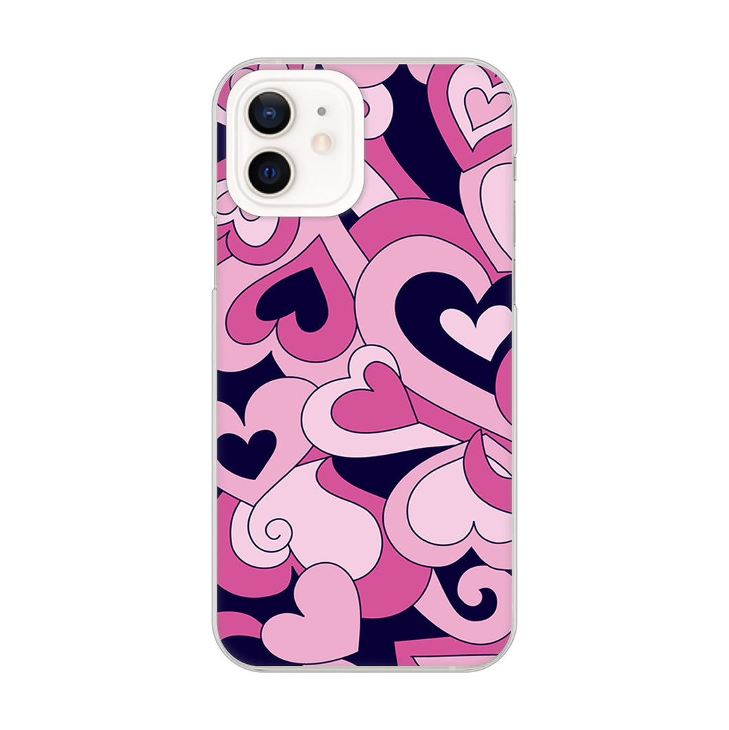 iPhone12 高画質仕上げ 背面印刷 ハードケース プリティハート