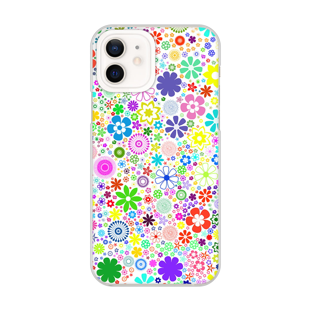 iPhone12 高画質仕上げ 背面印刷 ハードケース リバティプリント