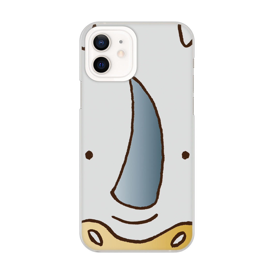 iPhone12 高画質仕上げ 背面印刷 ハードケース ドアップアニマル