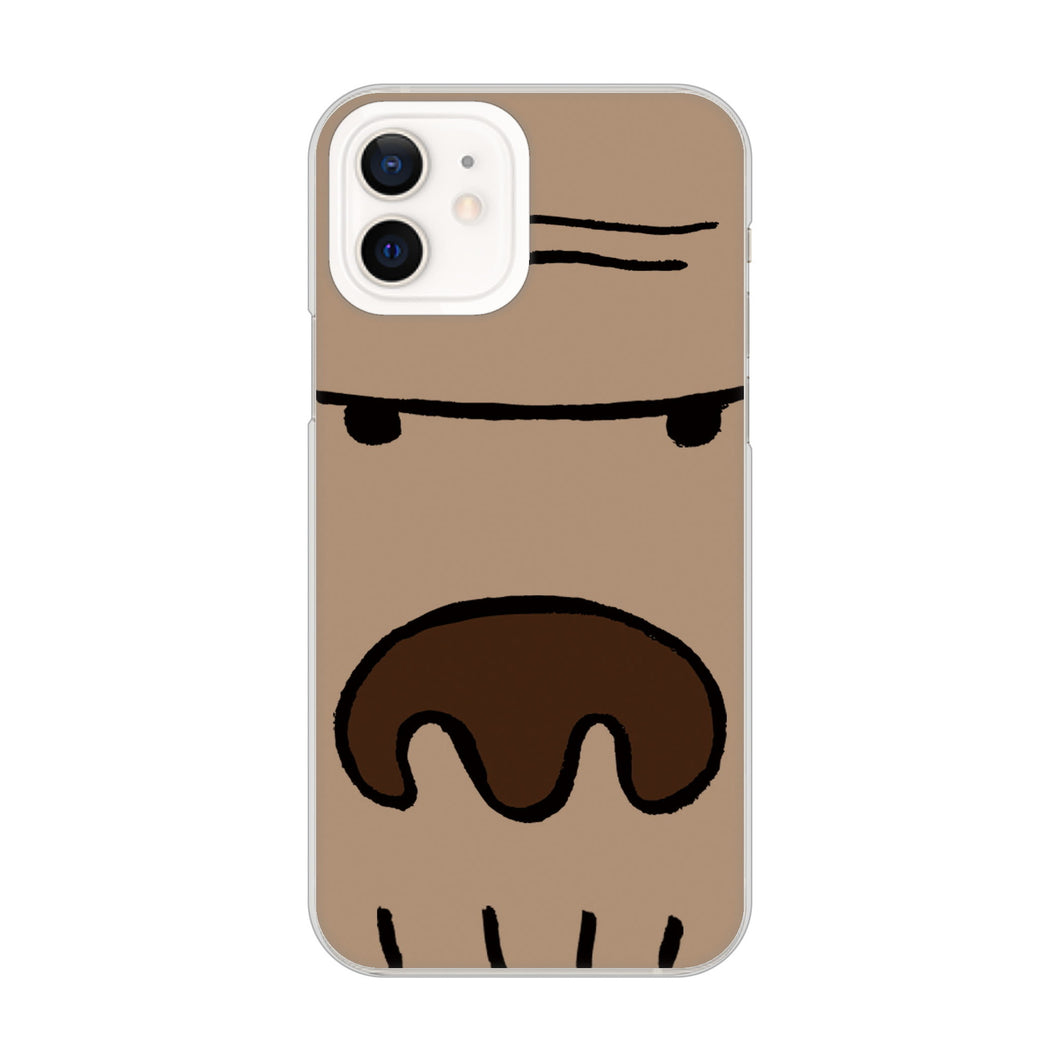 iPhone12 高画質仕上げ 背面印刷 ハードケース ドアップアニマル