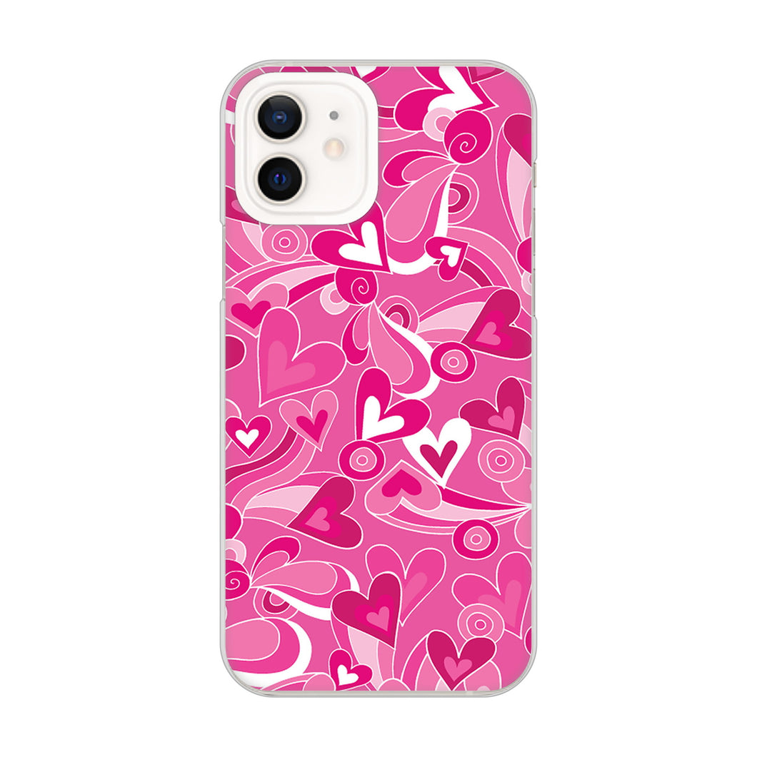 iPhone12 高画質仕上げ 背面印刷 ハードケース プリティハート