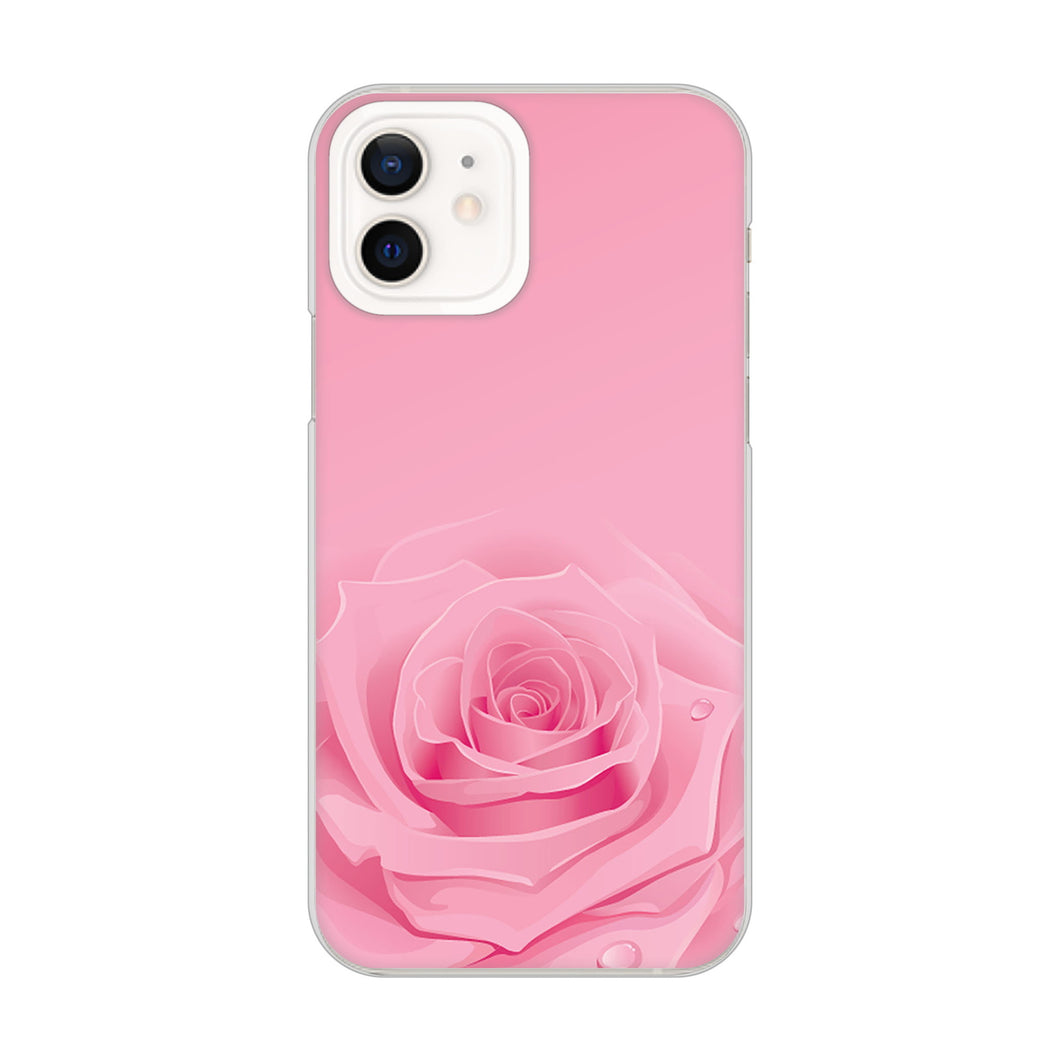 iPhone12 高画質仕上げ 背面印刷 ハードケース バラ
