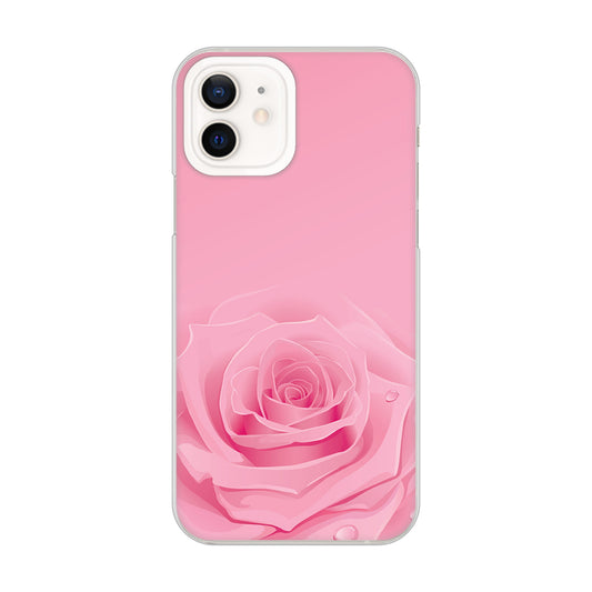 iPhone12 高画質仕上げ 背面印刷 ハードケース バラ