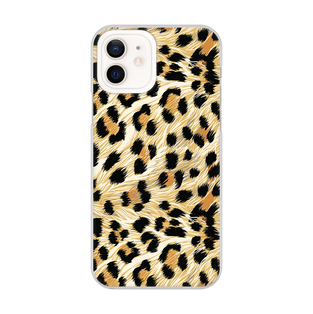 iPhone12 高画質仕上げ 背面印刷 ハードケース アニマル柄