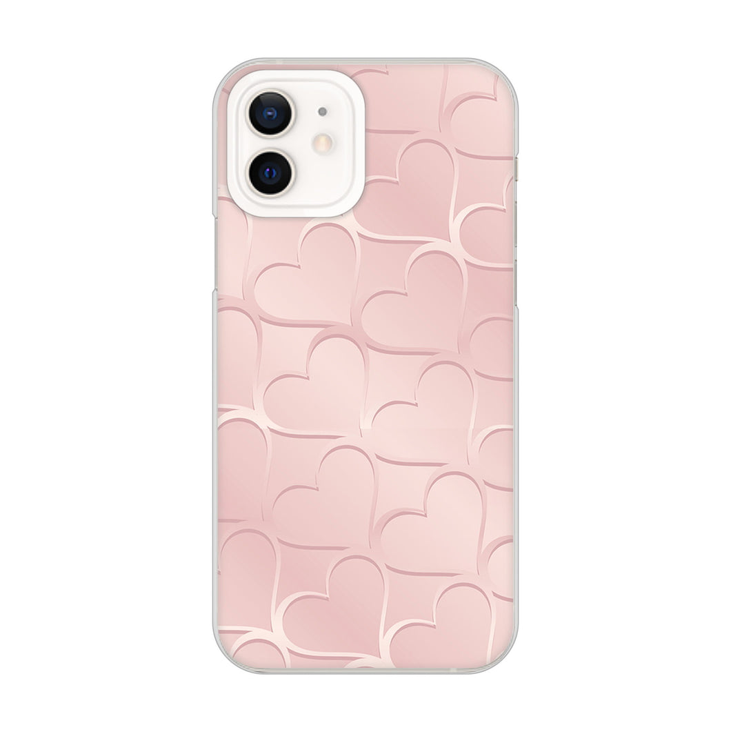 iPhone12 高画質仕上げ 背面印刷 ハードケース かくれハート