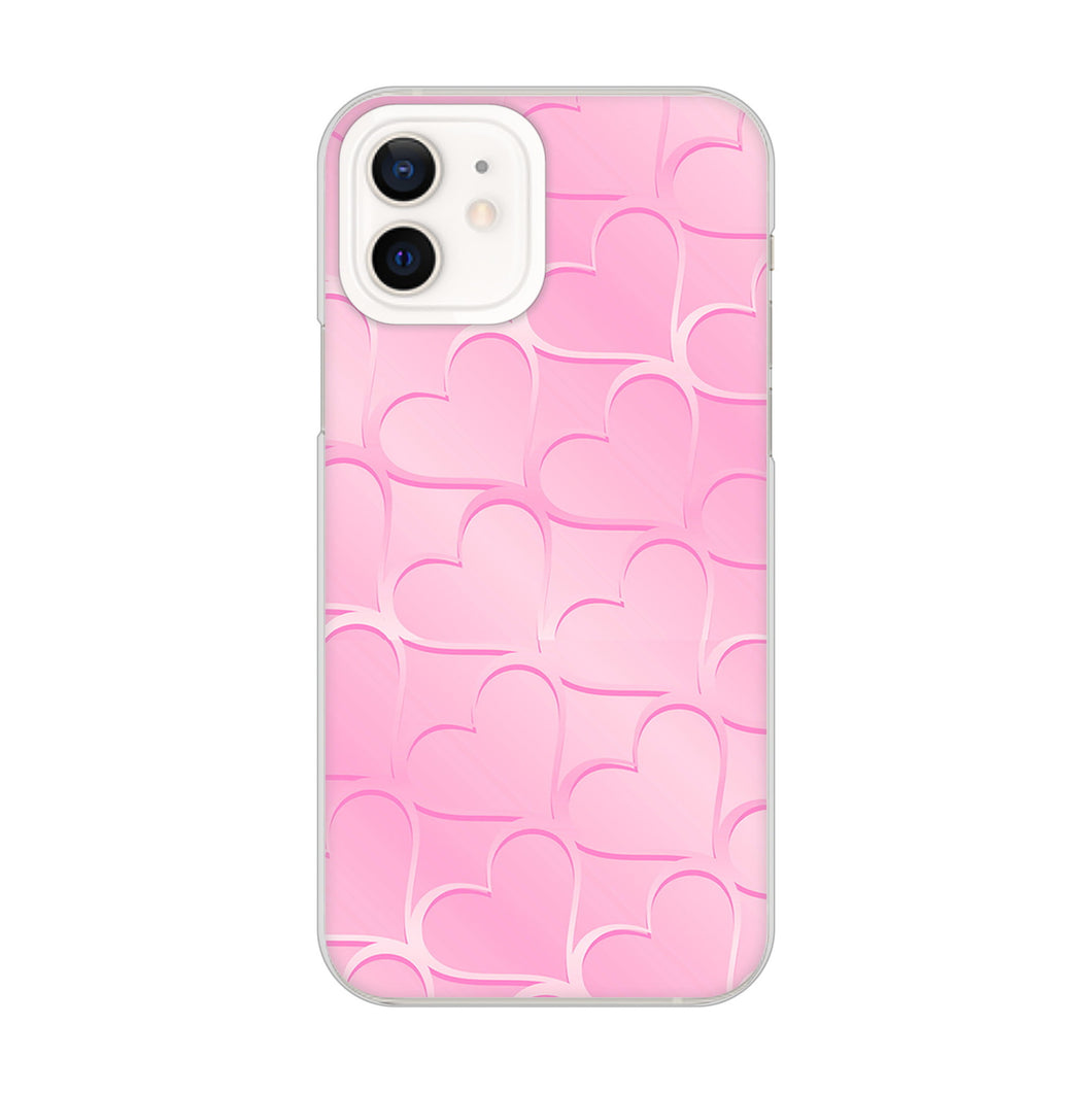 iPhone12 高画質仕上げ 背面印刷 ハードケース かくれハート