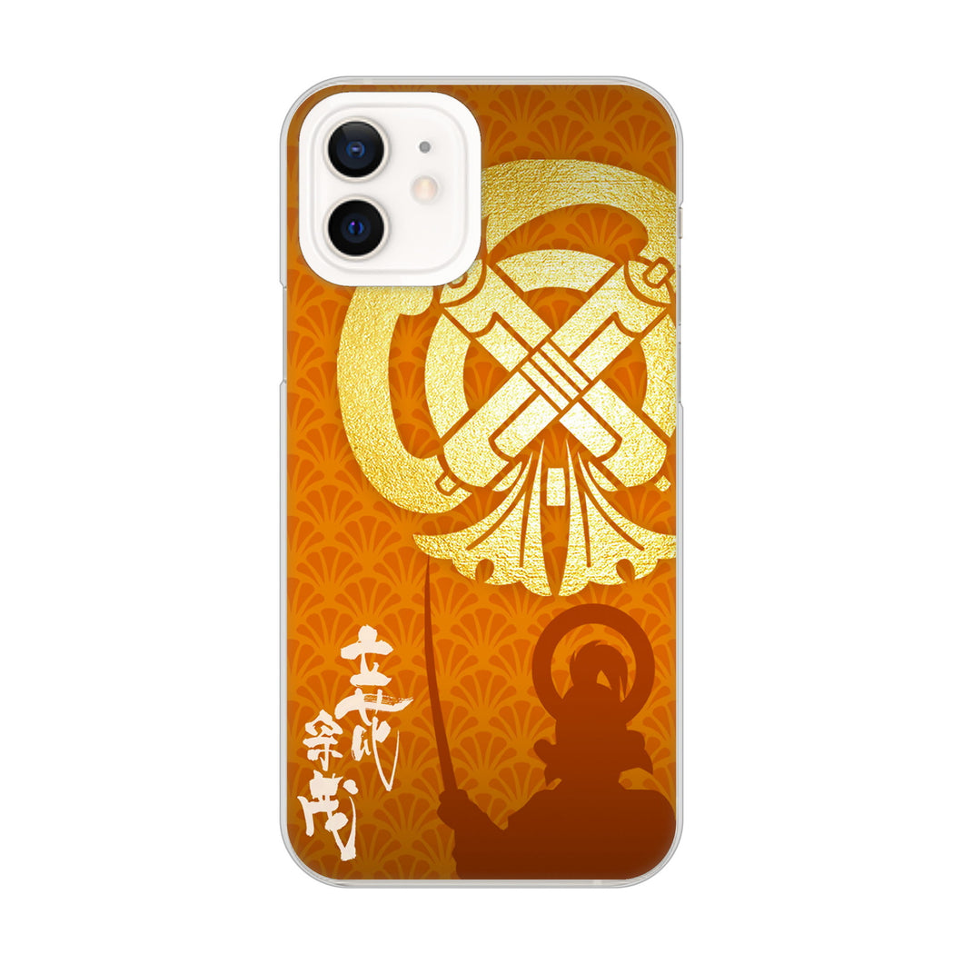 iPhone12 高画質仕上げ 背面印刷 ハードケース 家紋