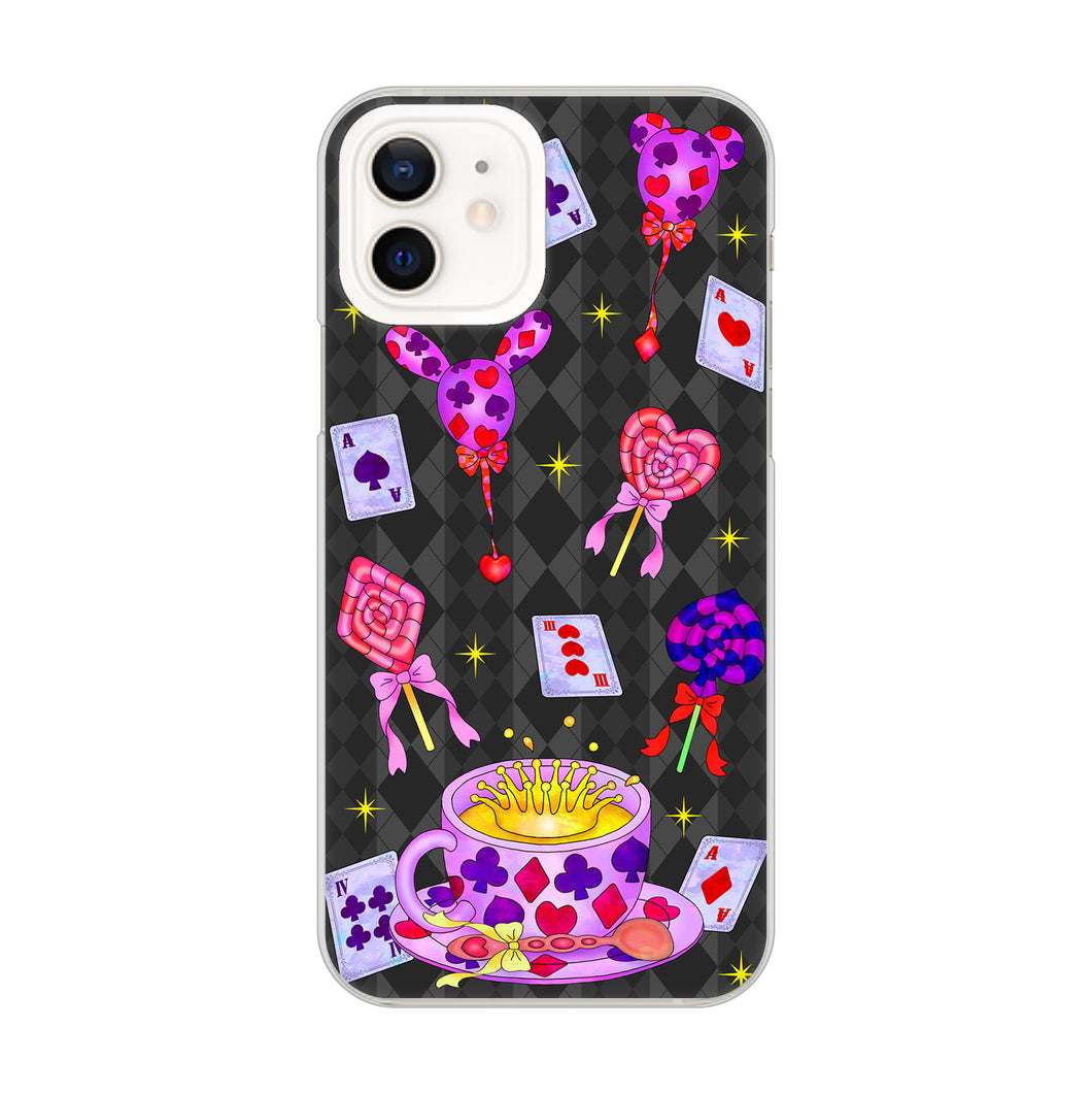 iPhone12 高画質仕上げ 背面印刷 ハードケース むかいあぐる トランプティー