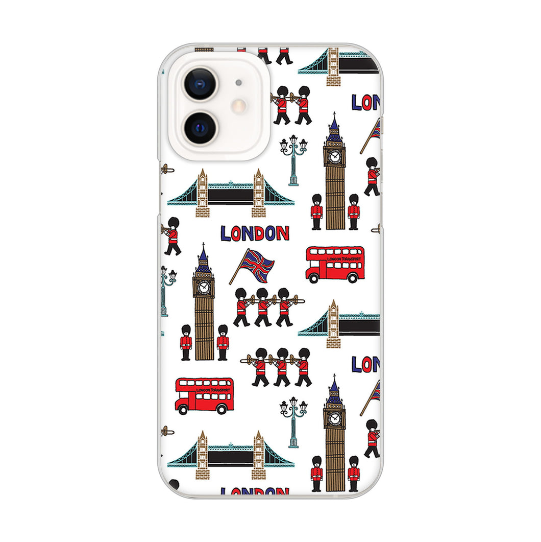 iPhone12 高画質仕上げ 背面印刷 ハードケース 【EK811 ロンドンの街】