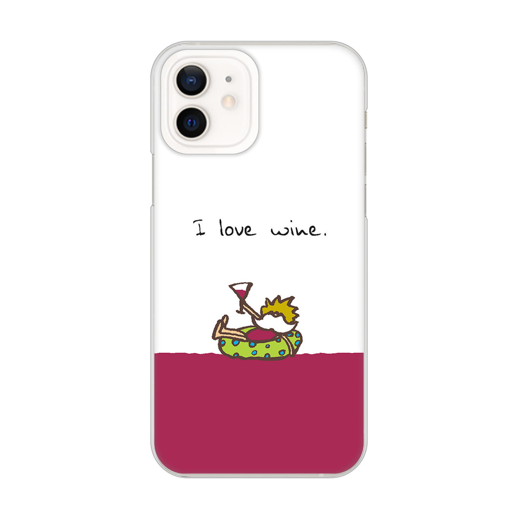 iPhone12 高画質仕上げ 背面印刷 ハードケース 【IA811 ワインの神様】