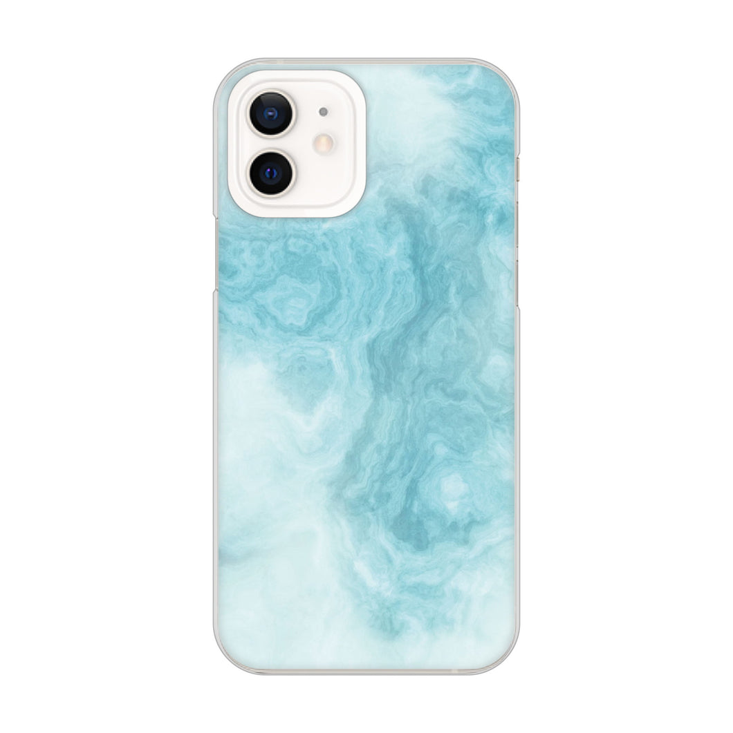 iPhone12 高画質仕上げ 背面印刷 ハードケース 大理石BK