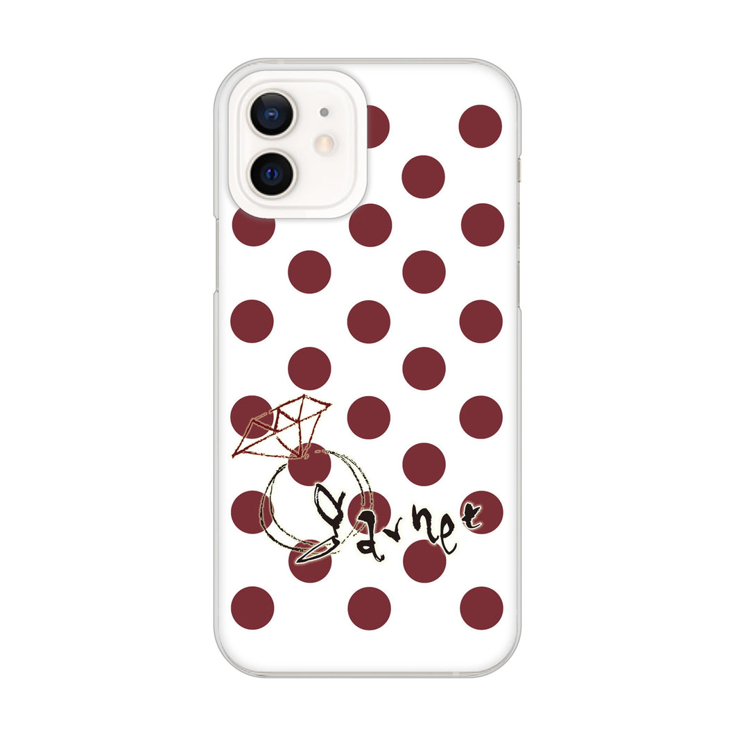 iPhone12 高画質仕上げ 背面印刷 ハードケース 大野詠舟 誕生石