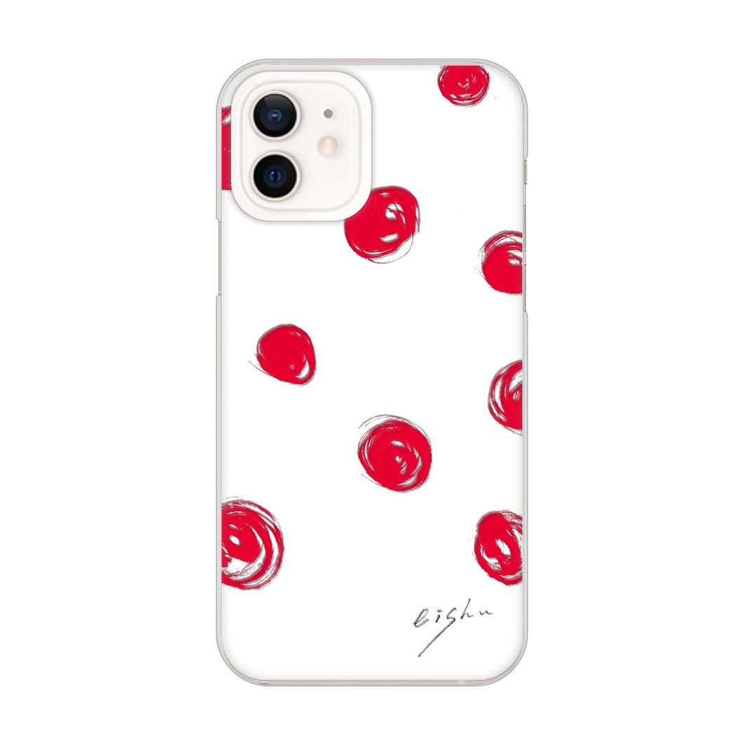 iPhone12 高画質仕上げ 背面印刷 ハードケース 大野詠舟 手描きシンプル