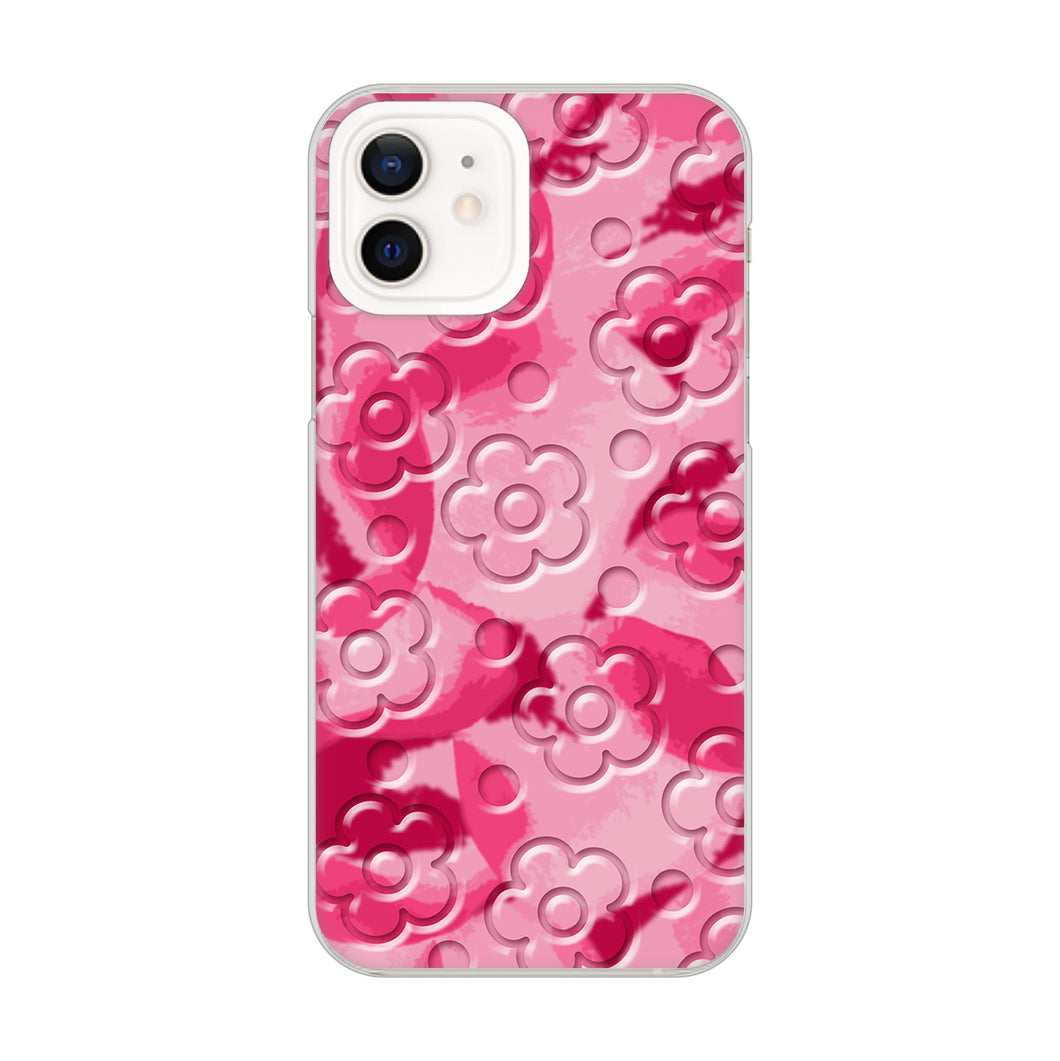 iPhone12 高画質仕上げ 背面印刷 ハードケース フラワーヴェルニ