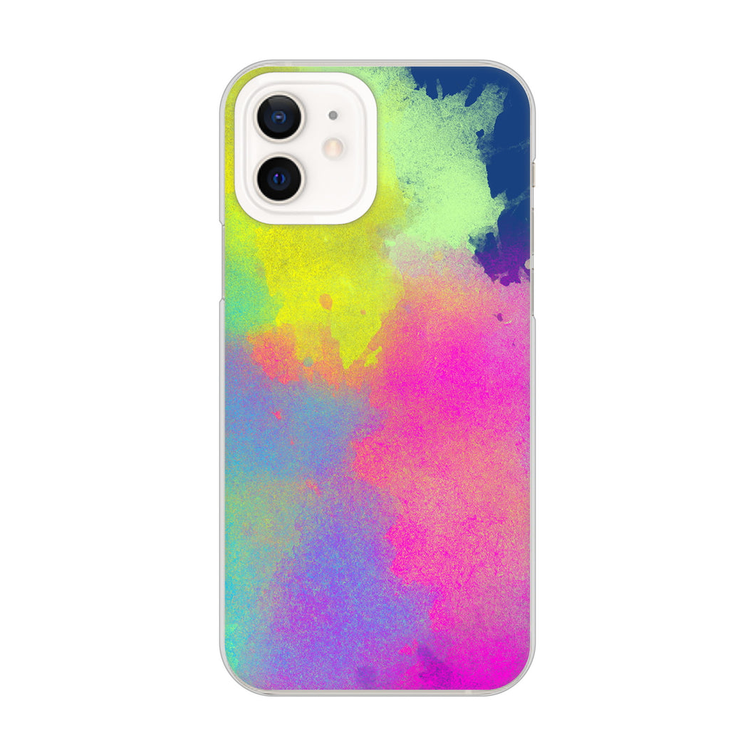 iPhone12 高画質仕上げ 背面印刷 ハードケース パステルアート