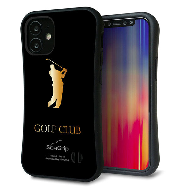 iPhone12 mini スマホケース 「SEA Grip」 グリップケース Sライン 【610 GOLFCLUB】 UV印刷