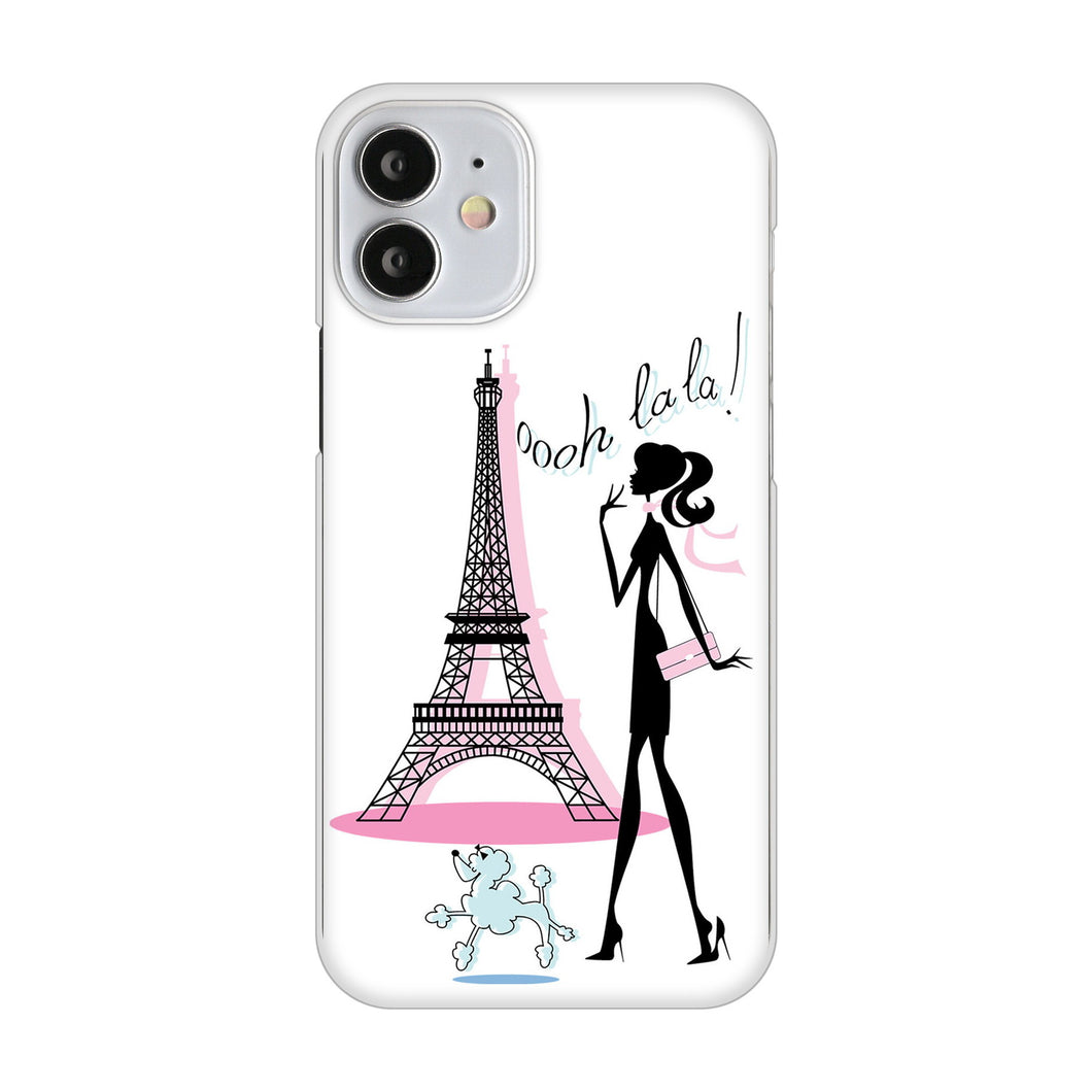 iPhone12 mini 高画質仕上げ 背面印刷 ハードケース LOVE フランス